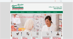 Desktop Screenshot of angusguardianpharmacy.com